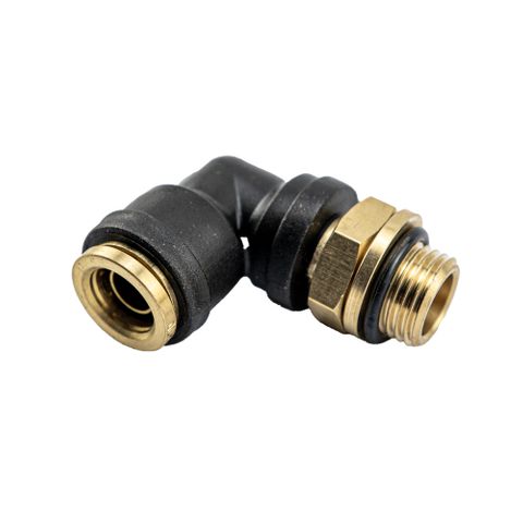 CDPLS 12mm x M16 Male Connector Swivel 90 Elbow