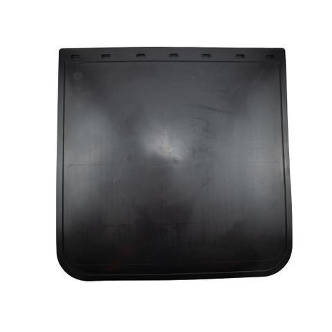 24x24 Black Ribbed Anti Spray Plastic Mud Flap