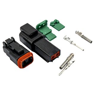 Deutsch DT-2 P2  Connector Plug Kit Male & female set with terminals