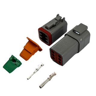 Deutsch DT-6 P6  Connector Plug Kit Male & female set with terminals