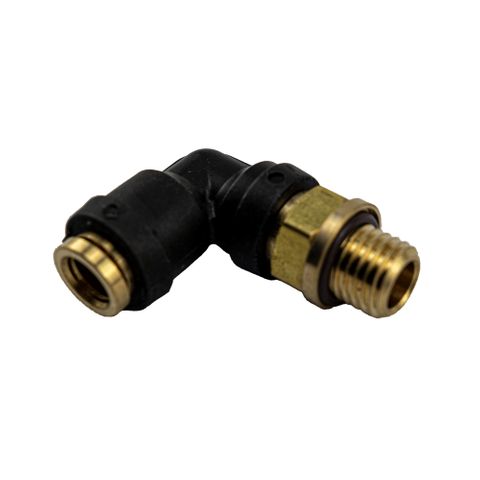 CDPLS 8mm x M12 Male Connector Swivel 90 Elbow