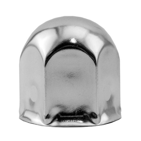 41mm Nut Cover Chrome Flare Dome Head Ext