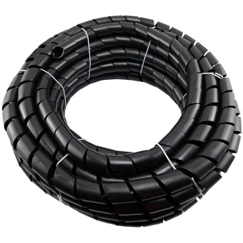 Black Spiral Wrap 32mm x 15m