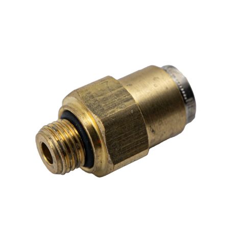 M8 X M10 Straight Brass Push-Fit