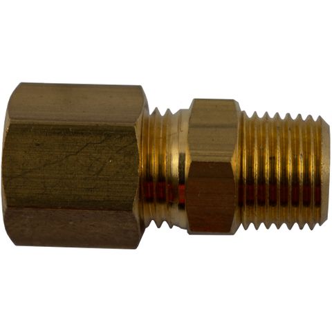 3/16" x 1/8" NPT Push Fit Fitting - Male Connector Straight