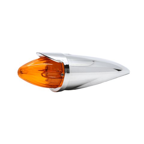 Lucidity LED Amber Cab Marker Lamp With Chrome Visor