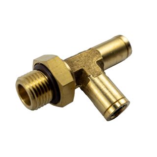 DMPDS 8mm- M16  Male Run Swivel Tee Pushlock Swivel Thread 8mm Hose To M16 x 1.5" MAQ71-DOTS-M8x16mm