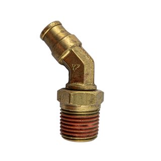 DMPL45S 3/8" - 1/2"npt  Male Connector Swivel Elbow 45deg