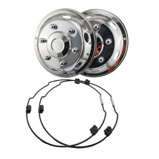 17.5" Front Chrome Wheel Cover