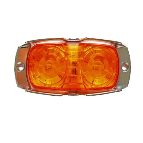 Lucidity Amber Led Marker Lamp With Chrome Guard