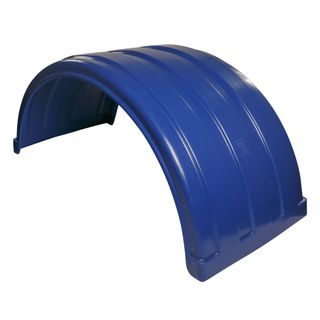 Plastic Standard Mud Guard Front Steer Singles - Dark Blue - PL1204-370