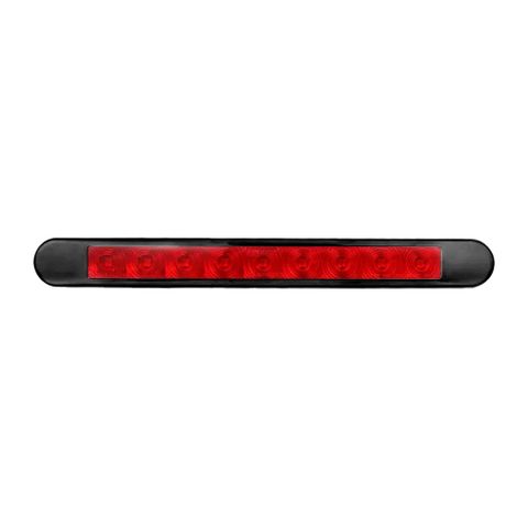 Lucidity Red LED Slim Line Multi Volt - Black Stainless Surround