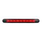 Lucidity Red LED Slim Line Multi Volt - Black Stainless Surround
