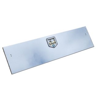 Polished Stainless Toolbox Door - Comes With Hinges, Handle & Lock