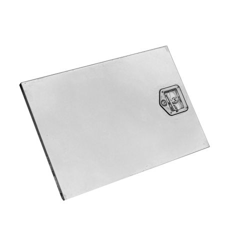 Polished Stainless Toolbox Door - Includes 2 Doors, Locks & Hinges