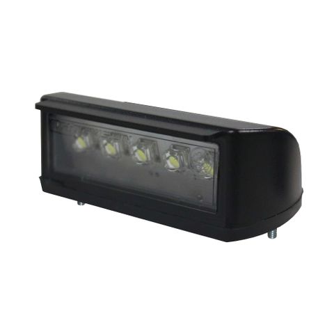 Number Plate Lamp Black (NPL8) 12v