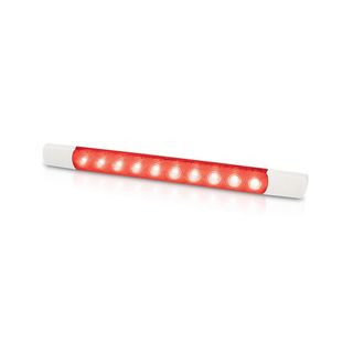 Hella LED Courtesy Surface Mount Strip Lamp - 24 Volt - Red Light