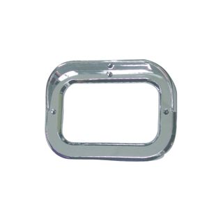 Lucidity 57018 Square Plastic Chrome Visor