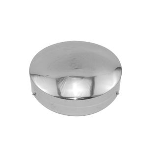 6-1/2" SAF S/S Dome Hubcap With Screws