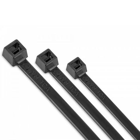 Narva Black Nylon Cable Ties 200 x 4.8mm - 100 Pack