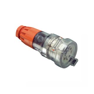 Three Phase Straight 4-Pin Female Plug  32Amp 500V IP66