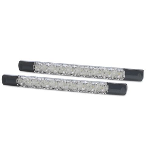 Hella LED Safety DayLights Kit - Horizontal Mount - 12 Volt