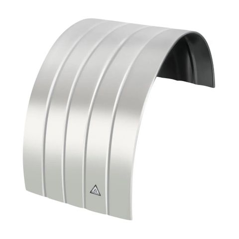 Lelox Mudguard Custom Single L/Profile Rolled Edge 16"