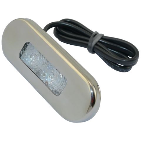 Hella Red Rear End Outline Position - Stainless Rim