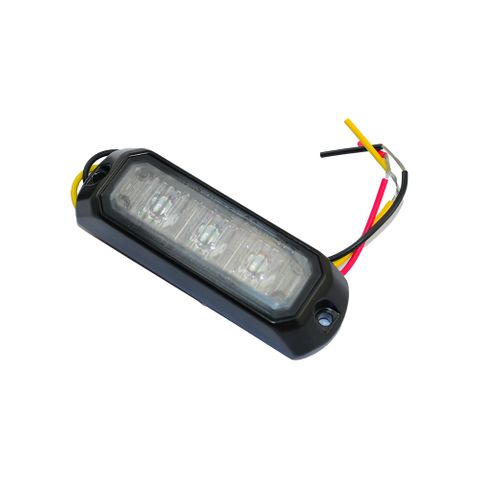Narva Amber Multivolt Low Profile High Powered 3 x LED Warning Light