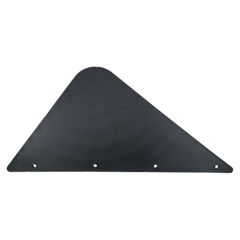 MTE Link-Wing Inner Black Plastic Mud flap - 500W x 407L x 6mm