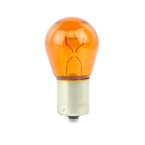Hella Amber 12v 21w BAU15s Staggered Pin Bulb (Blister Pack)