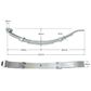 Trojan 5 Leaf Low Slipper Spring - 1250kg, 50mm Wide