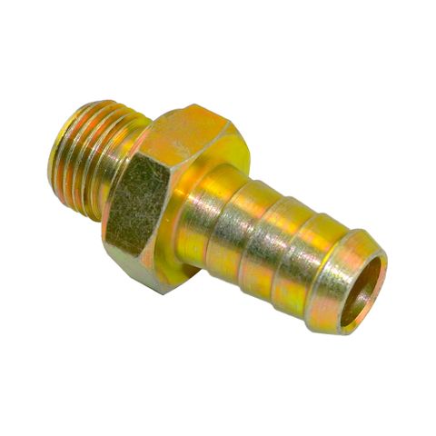 DPHTM 1/2HT x M16 Male to 1/2HT Steel Hose-Barb / Tail Straight