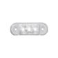 Lucidity Clear Lens White LED Marker Lamp W/ Chrome Bezel - Blister Packed