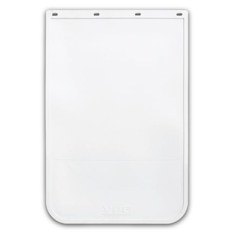 24 x 36" White Mud Flap - Rubber