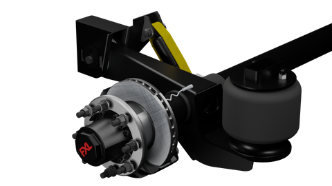 FXL 19.5" Intergrated Disc Axle - 8 Stud, 275PCD, 325mm RH
