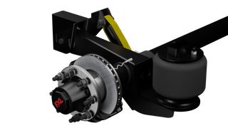 FXL 19.5" Intergrated Disc Axle - 8 Stud, 275PCD, 375mm RH