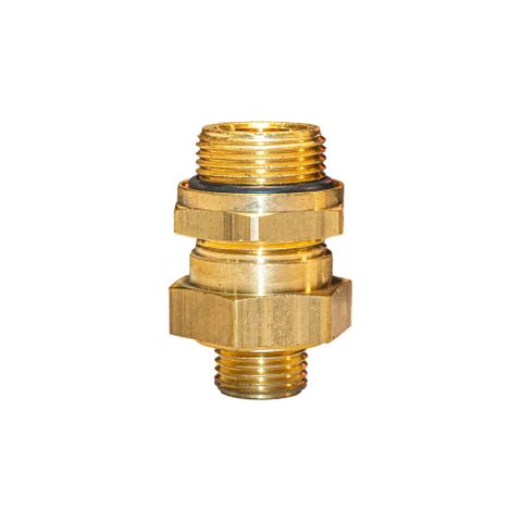 Raufoss Bulkhead With O-Ring M22x1.5" - M16x1.5"