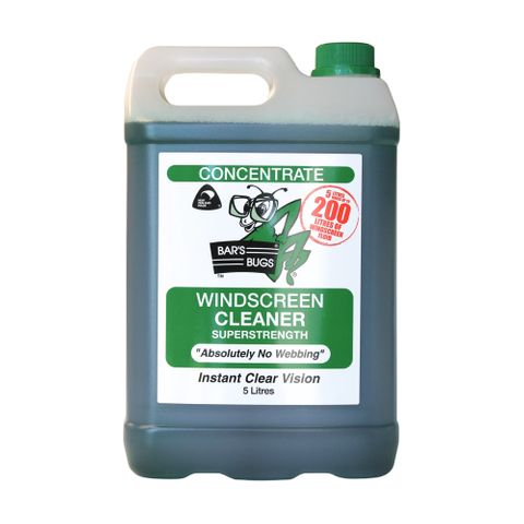 Bars Bugs Windscreen Cleaner Concentrate 5L