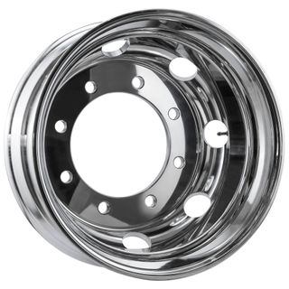 Weight Cheetah 19.5x8.25, 8 Stud, 24mm Hole, 275mm PCD, Polished Alloy Wheel