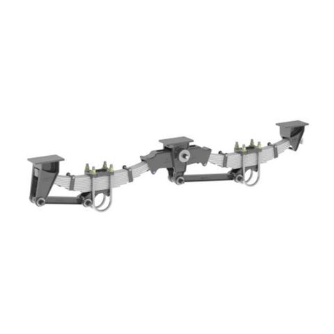 K-Hitch Tandem Suspension Cast O/S  3 Leaf Spring 1234mm Axle Spacing