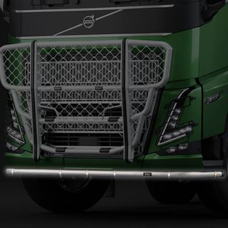 TRUX U-bar Anodized, smooth profile Volvo FH 4 (2013-) and FM 4 (2014-)