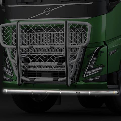 TRUX U-bar Anodized, smooth profile Volvo FH 4 (2013-) and FM 4 (2014-)