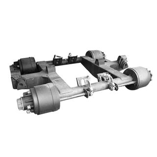 MTE 2ATD Suspensions complete with 10st axles , lugs & pins