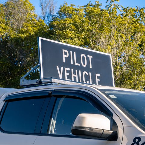 Pilot Vehicle Sign Frame