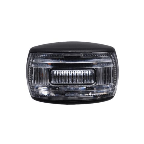 Lucidity Clear Lens Red/Amber Side Marker Black housing (LED DT 4 Way Plug On Rear)