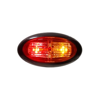Lucidity LED Amber & Red Lens Marker Lamp