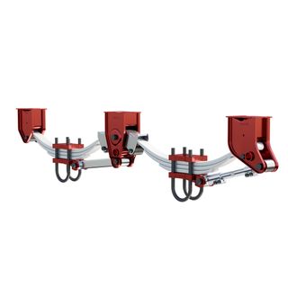 K-Hitch KHDO2B9 Tandem Suspension Kit O/S Cast 1.2M  9 Leaf - 385mm RH