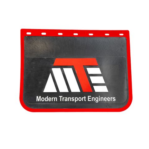 MTE Mud Flap 24x18 MTE Moulded Black PVC Rubber