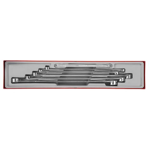 Teng 6pc Extra Long Ring Spanner Set 8-24mm